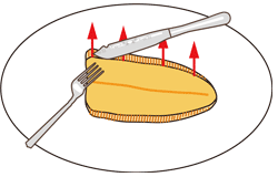 ヒラメのムニエル食べ方03