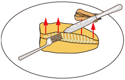ヒラメのムニエル食べ方07